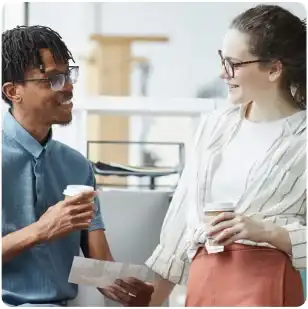 Alunos praticando conversação